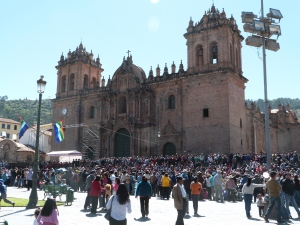 Praza de Armas de Cusco.